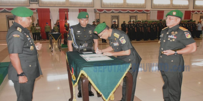 Komando Daerah Militer (Kodam) XIII/Merdeka resmi melakukan rotasi kepemimpinan di lingkungan Korem 133/Nani Wartabone, di Aula Graha Jaya Sakti Kodam XIII/Merdeka, Rabu (28/05/2025).