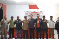 Suasana pembentukan Koperasi Merah Putih Kelurahan Oluhuta Utara Kecamatan Kabila, Kamis (01/05), di Aula Kantor Kelurahan Oluhuta Utara.