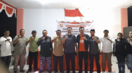 Suasana pembentukan Koperasi Merah Putih Kelurahan Oluhuta Utara Kecamatan Kabila, Kamis (01/05), di Aula Kantor Kelurahan Oluhuta Utara.