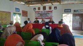 Suasana Pembentukan Koperasi Desa Merah Putih Pinogu melalui Musyawarah Desa (Musdes) Khusus Desa Pinogu Kecamatan Pinogu, Rabu (28/5).