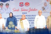 Pelantikan pengurus Dekranasda Kabupaten Bone Bolango masa bakti 2025-2030, di Aula Bone Bolango Business Centre (BBC), Rabu (11/6/2025). (F. Onal/Prokopim).