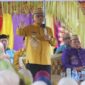 Sambutan dan Arahan Bupati Bone Bolango, Drs. H. Ismet Mile, MM, usai prosesi adat “Mopotilolo” di Kecamatan Tilongkabila, Minggu (29/6).
