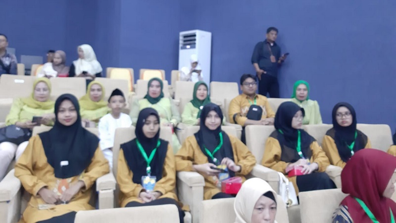 Peserta ajang Seleksi Tilawatil Qur’an dan Hadis (STQH) Tingkat Provinsi Gorontalo ke – 28 utusan Kabupaten Bone Bolango