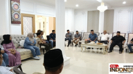 Jajaran DPC PKB Kabupaten Bone Bolango melakukan silaturahmi perdana sekaligus perkenalan pengurus baru dihadapan Bupati Bone Bolango, Drs. H. Ismet Mile, MM. Rumah Dinas Bupati, Sabtu (8/6).  