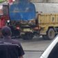Sebuah truk Fuso Canter FE 84 SHDX berpelat B 9600 UVZ yang telah dimodifikasi (F.klikindonesia).