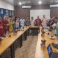 Rapat Kemitraan Pemangku Kepentingan Utama dan Monitoring Evaluasi atas penyediaan fasilitas kesehatan Kebupaten Bone Bolango Tahun 2025, di Naffil Café dan Resto, Kamis (12/6).