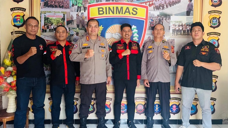 Silaturahmi dan Audiensi DPD GRIB Jaya Provinsi Gorontalo bersama Dir Binmas Kombes Pol. Amirjan, S.IK, Kamis (19/6).