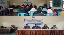 Suasana Musdes Khusus Pendirian Koperasi Desa Merah Putih Pinogu Permai Kecamatan Pinogu Kabupaten Bone Bolango, Sabtu (31/5) 