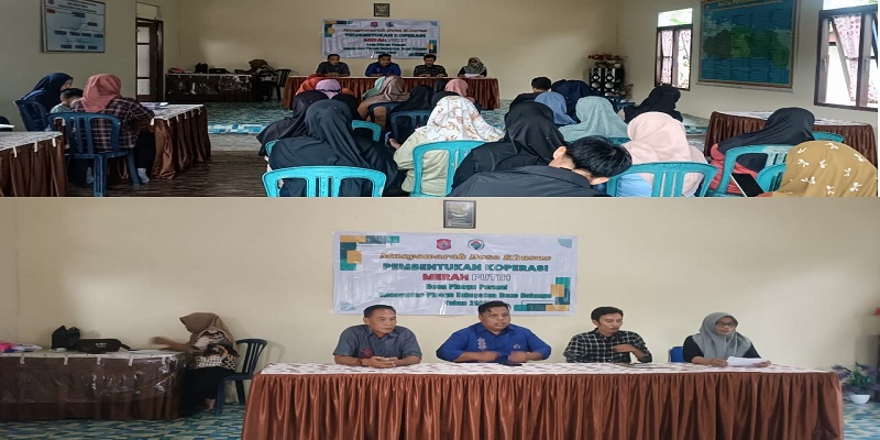 Suasana Musdes Khusus Pendirian Koperasi Desa Merah Putih Pinogu Permai Kecamatan Pinogu Kabupaten Bone Bolango, Sabtu (31/5) 