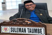Ketua Fraksi Gabungan PAN – PKS DPRD Bone Bolango, Suleman Taumbe