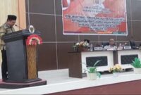 Pandangan Akhir Fraksi Amanat dan Keadilan DPRD Kabupaten Bone Bolango yang disampaikan Rizki Huntoyungo