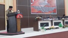 Pandangan Akhir Fraksi Amanat dan Keadilan DPRD Kabupaten Bone Bolango yang disampaikan Rizki Huntoyungo
