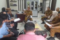 Audiensi Koperasi GASS bersama Sekda Bone Bolango, Dr. Iwan Mustapa dan OPD terkait, Selasa (7/7) di ruangan Sekda Bone Bolango.