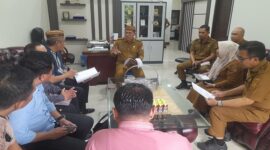 Audiensi Koperasi GASS bersama Sekda Bone Bolango, Dr. Iwan Mustapa dan OPD terkait, Selasa (7/7) di ruangan Sekda Bone Bolango.