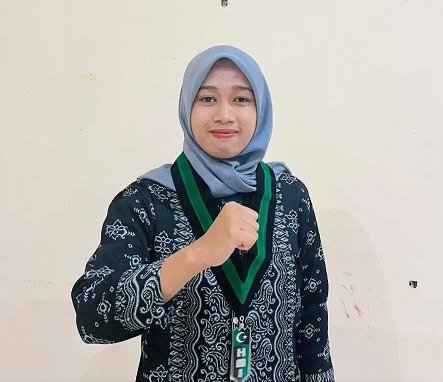 Ketua Bidang PTKP HMI Cabang Bone Bolango, Yuanita Lakoro