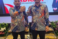 Ketua umum Dewan Pimpinan Nasional Asosiasi Dewan Kabupaten Seluruh Indonesia (ADKASI) Periode 2025-2030, Siswanto, S.Pd., MH dan Wakil Sekretris Umum Zainudin Pedro Bau, SH., C.L.A