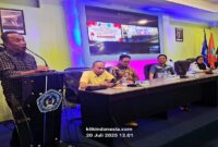 Sambutan Team Kerja Pemda Bolango, Saiful Suleman, S.Pd sekaligus membuka agenda Rapat Anggota Koperasi GASS