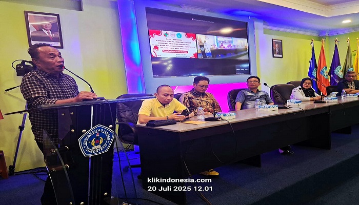 Sambutan Team Kerja Pemda Bolango, Saiful Suleman, S.Pd sekaligus membuka agenda Rapat Anggota Koperasi GASS