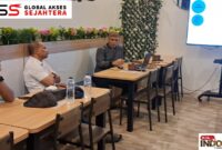 Pembahasan persiapan launching program “Digitalisasi Desa Bersama GASS menuju Gorut Bercahaya”, bertempat di Naffil Café dan Resto, Selasa (19/8). (Foto – klikindonesia.co).