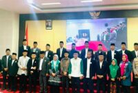 Pengukuhan kepengurusan baru Majelis Ulama Indonesia (MUI) Provinsi Gorontalo Masa Khidmat 2025 – 2030 yang berlangsung pada Sabtu, (23/8/2025), bertempat di Auditorium Rektorat IAIN Sultan Amai Gorontalo.