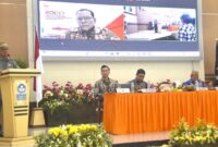 Bupati Ismet Mile saat membuka secara resmi kegiatan Sekolah Pasar Modal, di Aula BPMP Provinsi Gorontalo, Kamis (7/8/2025). Kegiatan ini turut dihadiri Wakil Bupati Risman Tolingguhu, Ketua DPRD Faisal Yunus, Sekda Iwan Mustapa, Tim Kerja Bupati, para Asisten, Staf Ahli Bupati, pimpinan OPD, dan para Camat. (F.AKP)