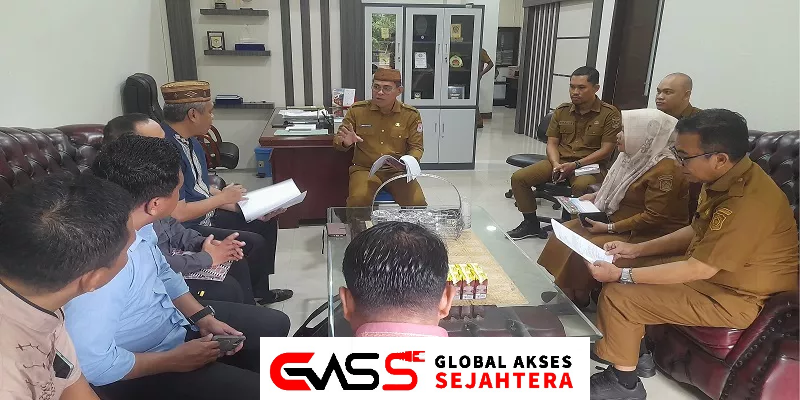 Pemaparan Visi, Misi dan Program Strategis Koperasi Jasa Global Akses Sejahtera (GASS) dihadapan Sekretaris Daerah (Sekda) Bone Bolango Dr. Iwan Mustapa bersama OPD terkait.