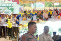 Panen Raya Jagung yang dipusatkan di Desa Tingkohubu Kecamatan Suwawa Kabupaten Bone Bolango, Sabtu (27/09/2025).