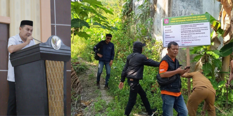 Aleg Bonbol Rizki Huntoyungo Perjuangkan Pembukaan Akses Jalan Desa Molamahu dan Muara Bone 