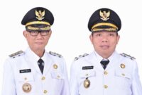 Bupati dan Wakil Bupati Bone Bolango, Drs. H. Ismet Mile, MM, dan Risman Tolingguhu