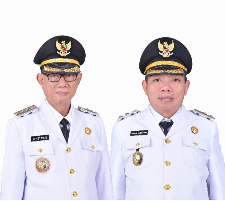 Bupati dan Wakil Bupati Bone Bolango, Drs. H. Ismet Mile, MM, dan Risman Tolingguhu