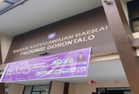 Kantor Badan Kepegawaian Daerah (BKD) Provinsi Gorontalo. (ist/vie)