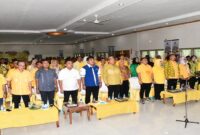 Pembukaan Musda Golkar V Kabupaten Bone Bolango, Sabtu (5/12) Aula Kartini Kecamatan Kabila