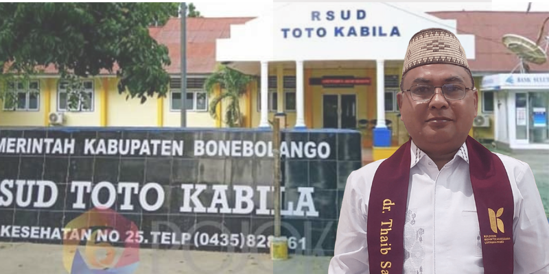 Dirut RSUD Toto Kabila, dr. Thaib Saleh, Sp. KKLP