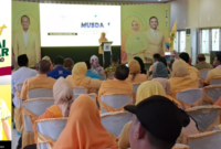 Musda V Partai Golkar Bone Bolango yang dibuka langsung Ketua DPD Golkar Provinsi Gorontalo Dra. Idah Syahidah Rusli Habibie, MH, Sabtu (5/12) Gedung Kartini Kecamatan Kabila.