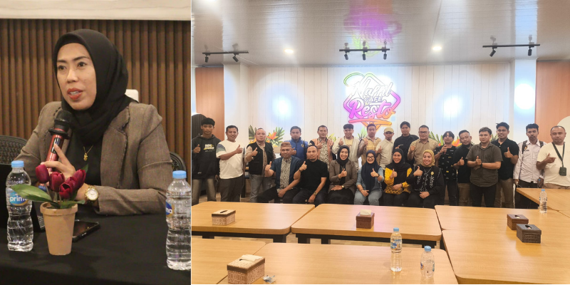 Diskusi KUHP & KUHAP baru dalam prespektif perlindungan pers yang diselenggarakan Koperasi Global Akses Sejahtera (GASS), Selasa malam (20/1), bertempat di Naffil Café & Resto, Kecamatan Tilongkabila Kabupaten Bone Bolango.