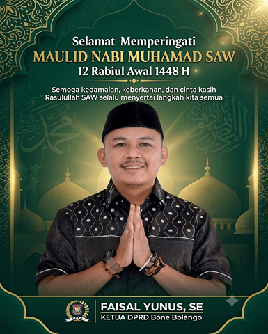 Ketua DPRD Kabupaten Bone Bolango, Faisal Yunus, SE. (Foto: AI).
