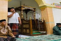 Foto Sambutan Ketua Takmirul Masjid Desa Tamboo
