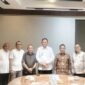 Asisten III Bidang Administrasi dan Keuangan Ichsan Budiman Wantogia bersama Tenaga Ahli Bupati Muh. Zamroni Mile menghadiri Audiensi Pemerintah Provinsi Gorontalo bersama Dirjen Minerba Kementerian Energi dan Sumber Daya Mineral di Jakarta, Rabu (9/9/26). (Foto: Ist)